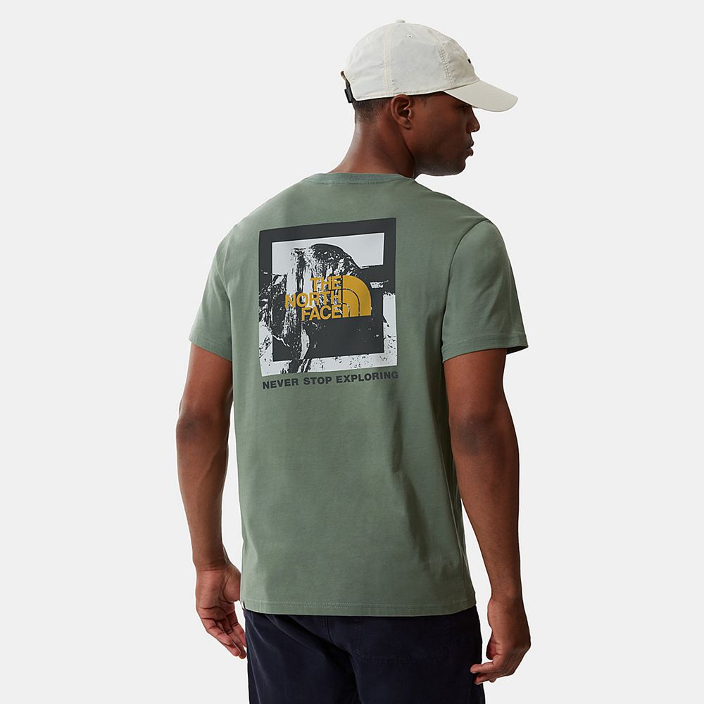 The North Face T-Shirts Mens Australia - The North Face New Climb Green (EYI-902561)